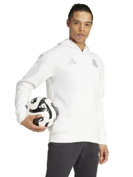 Adidas Real Madrid Anthem Jacket White