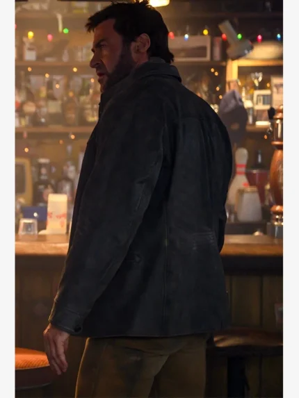 Deadpool and Wolverine Logan Black Leather Jacket