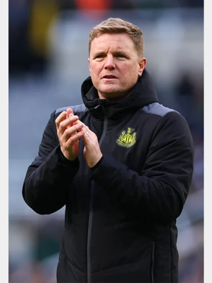 Eddie Howe Newcastle United F.C Black Hooded Jacket