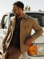 Flint and Tinder Mens Waxed Trucker Jacket