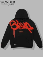Geedup Orange and Black Hoodie
