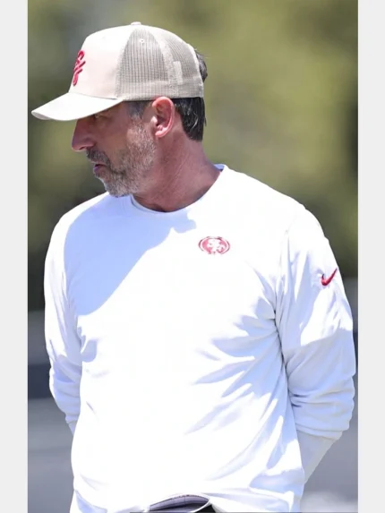 Kyle Shanahan 49ers Crewneck White