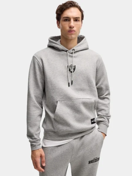 Las Vegas Raiders Hugo Boss Woodson Grey Hoodie