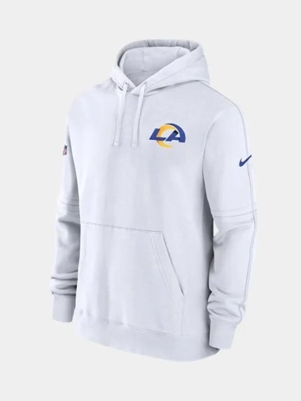 Los Angeles Rams White Pullover Hoodie