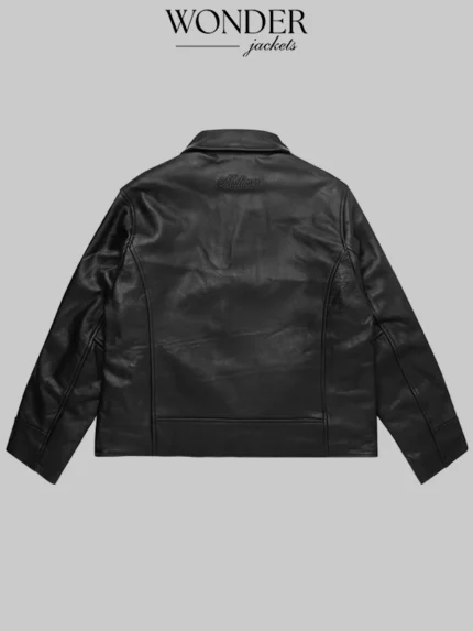 Mutimer Black Leather Jacket