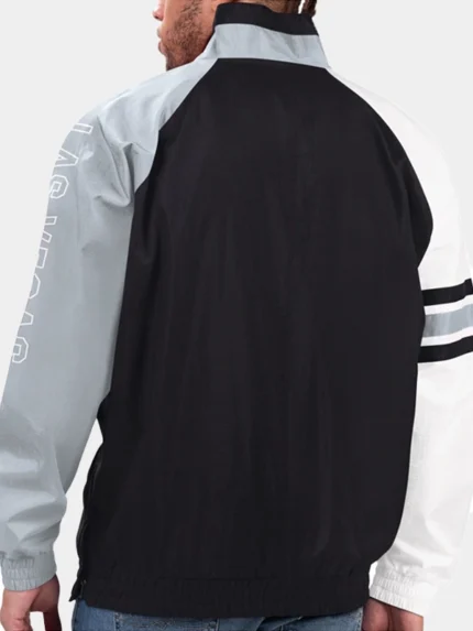 NFL Las Vegas Raiders Half Zip Pullover Starter Jacket
