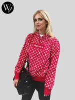 Red Supreme LV Hoodie