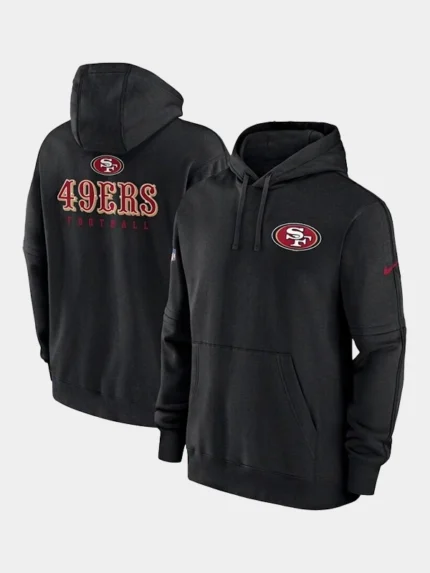 San Francisco 49ers Black Sideline Hoodie