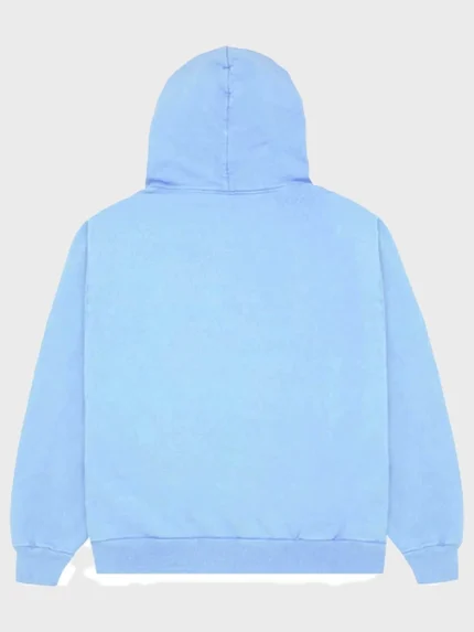 Sp5der Sky Blue Hoodie