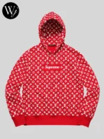 Supreme Louis Vuitton Hoodie Red
