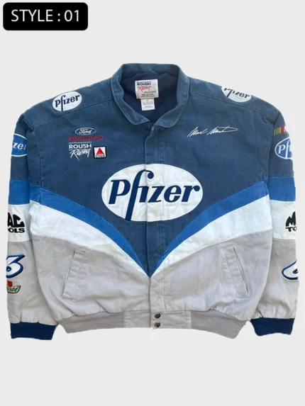 Vintage Pfizer Nascar Racing Jacket