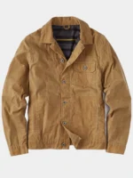 Waxed Trucker Brown Jacket