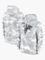 2024 Atlanta Falcons Arctic Camo Salute to Service Hoodie