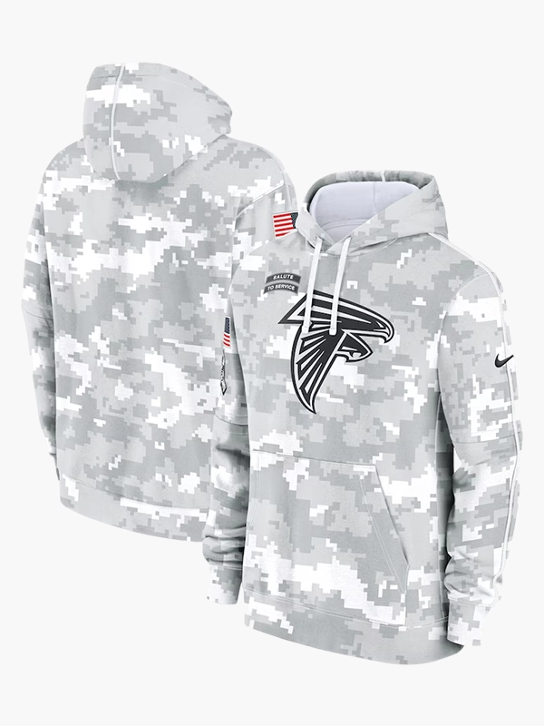 2024 Atlanta Falcons Arctic Camo Salute to Service Hoodie 2024 Atlanta Falcons Arctic Camo Salute to Service Hoodie