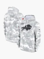 2024 Buffalo Bills Arctic Camo Salute to Service Hoodie