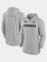2024 Dallas Cowboys Salute to Service Long Sleeve Hooded T-Shirt