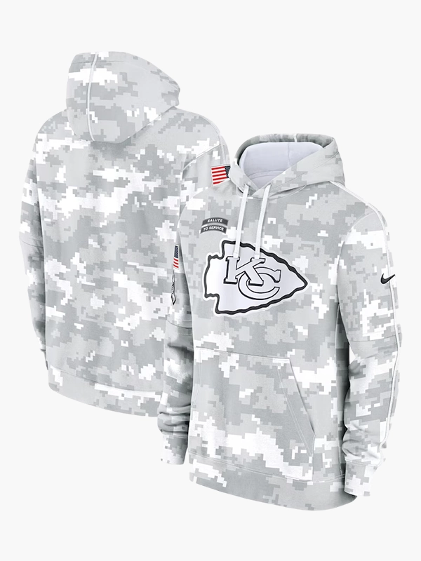 2024 Kansas City Chiefs Arctic Camo Salute to Service Hoodie 2024 Kansas City Chiefs Arctic Camo Salute to Service Hoodie