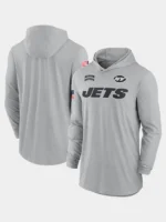 2024 New York Jets Salute to Service Long Sleeve Hooded T-Shirt