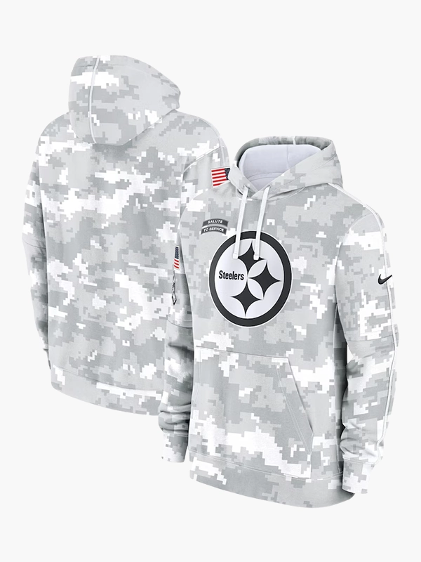2024 Pittsburgh Steelers Arctic Camo Salute to Service Hoodie 2024 Pittsburgh Steelers Arctic Camo Salute to Service Hoodie