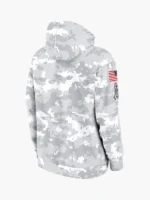 2024 Salute to Service Buffalo Bills Arctic Camo Hoodie Grey