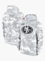 2024 San Francisco 49ers Arctic Camo Salute to Service Hoodie