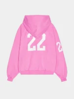 Balenciaga 22 Pink Polo Zip-Up Hoodie