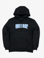 Geedup Play For Keeps Black And Light Blue Hoodie