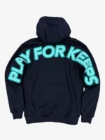 Geedup Play For Keeps Hoodie Navy and Ice Blue