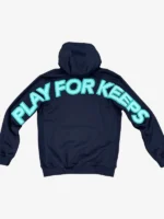 Geedup Play For Keeps Navy and Ice Blue Hoodie