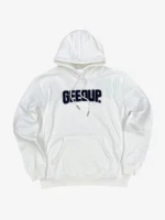Geedup Play For Keeps White Hoodie