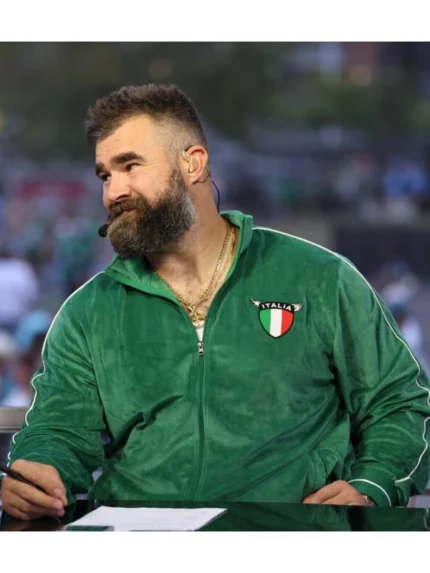 Jason Kelce Italy Green Tracksuit