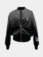Jeff Hamilton Raiders Bomber Jacket