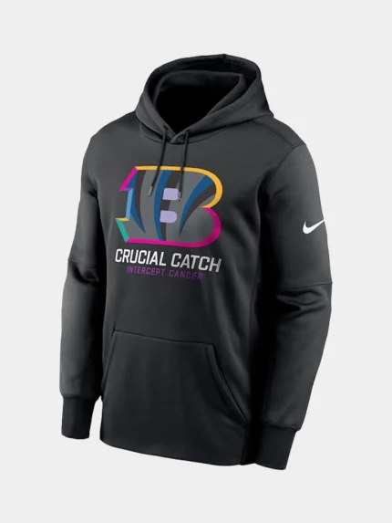 NFL 2024 Crucial Catch Cincinnati Bengals Hoodie Black