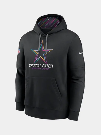 NFL 2024 Crucial Catch Dallas Cowboys Hoodie Black