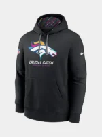 NFL 2024 Crucial Catch Denver Broncos Hoodie Black
