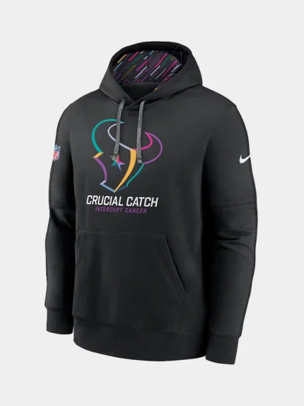 NFL 2024 Crucial Catch Houston Texans Hoodie Black