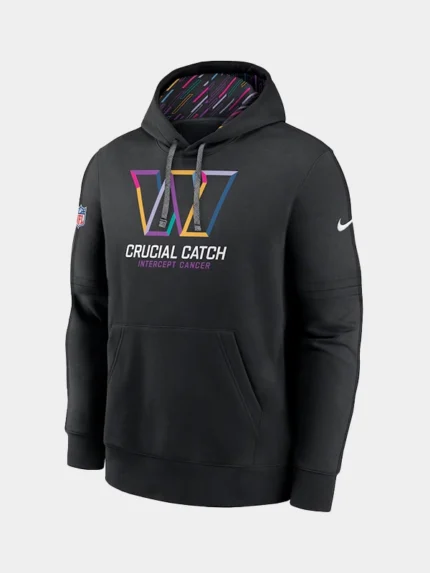 NFL 2024 Crucial Catch Washington Commanders Hoodie Black
