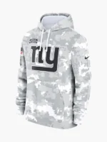 NFL 2024 New York Giants Arctic Camo Salute to Service Hoodie