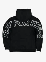Play For Keeps Geedup Black And White Hoodie