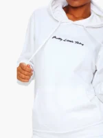 Pretty Little Things White Hoodie