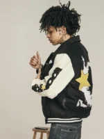 Rich Soon Black Varsity Jacket
