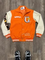 Rich Soon Orange Varsity Jacket