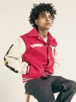Rich Soon Red Varsity Jacket
