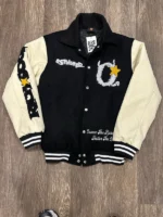 Rich Soon Varsity Jacket Black