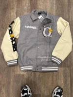 Rich Soon Varsity Jacket Grey