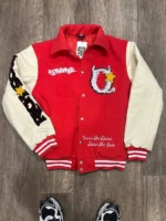 Rich Soon Varsity Jacket Red