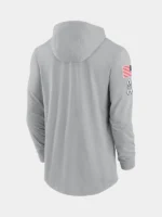 Salute to Service 2024 Buffalo Bills Long Sleeve Hooded T-Shirt