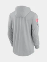 Salute to Service Atlanta Falcons Long Sleeve Hooded T-Shirt