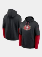 San Francisco 2024 Sideline Club Black Pullover Hoodie