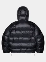 Stussy Puffer Jacket Black and Pink